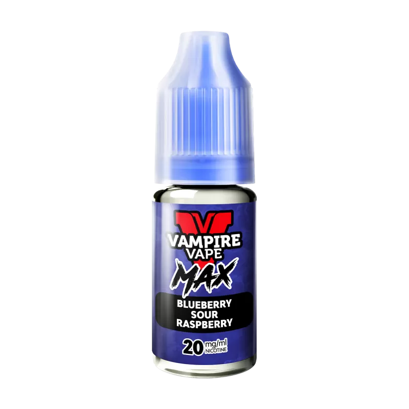 Blueberry Sour Raspberry Vampire Vape Max Nic Salt - 10mg - Vape Product