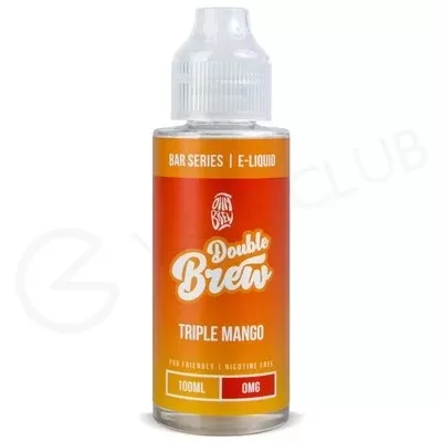 Triple Mango Shortfill E-Liquid by Double Brew Bar Series 100ml