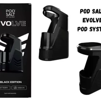 Pod Salt Evolve Pod Kit Disposable Vape (6000 Puffs) - Device (Black)