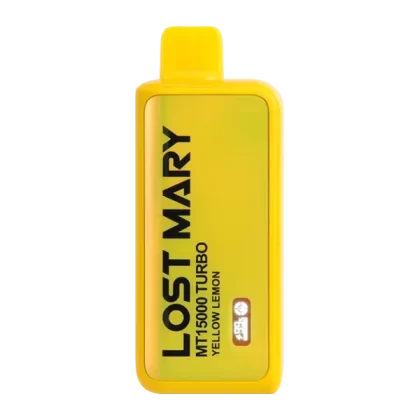 Yellow Lemon Lost Mary MT15000 Turbo - Consumer; Vape Product; 5 Pack, Single