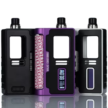 Ambition Mods x KILIC KIL-LITE 60W Boro Box Mod (DISCONTINUED) - Silver - DNA60 Chipset