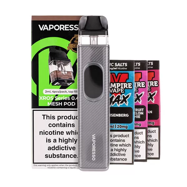 Vaporesso XROS 6 Pod Kit Bundle - Pearl White / 1.2ohm - Image 3