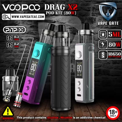 VOOPOO Drag X2 Pod Kit (80W) - Pearl White