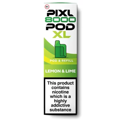 Lemon and Lime by Pixl 8000 Refill Pod - Ecigarettedirect Co