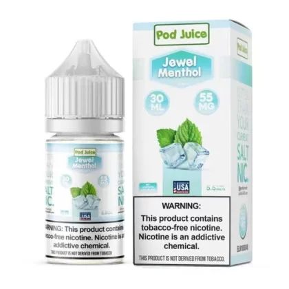 Pod Juice Salt Jewel Menthol Tobacco Free Nicotine E-Juice 30ml