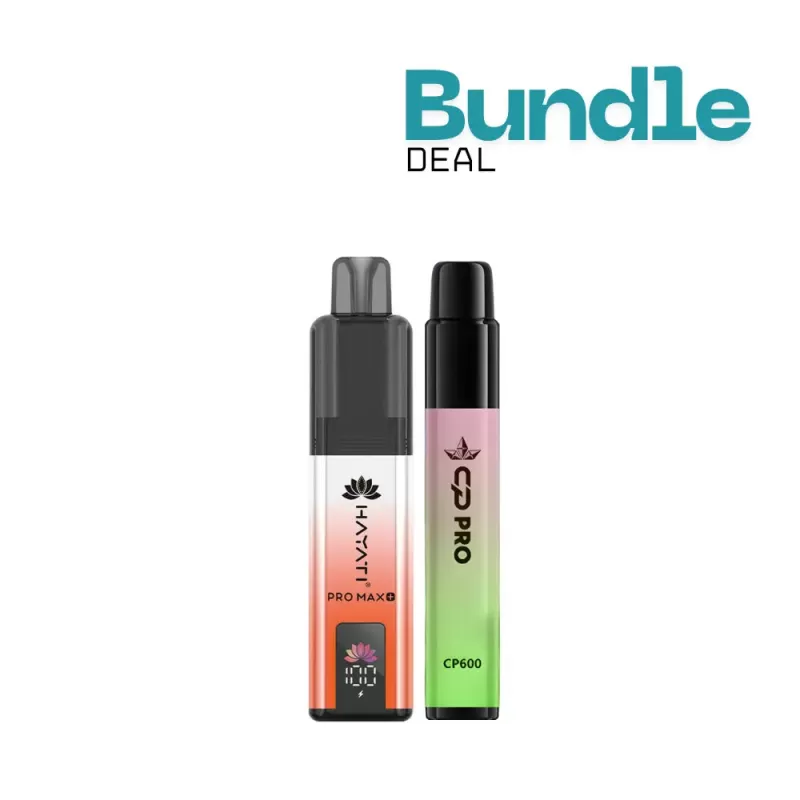 Hayati Pro Max Plus 6000 + CP Pro Cp600 Bundle - Blue Frozen / Juicy Peach