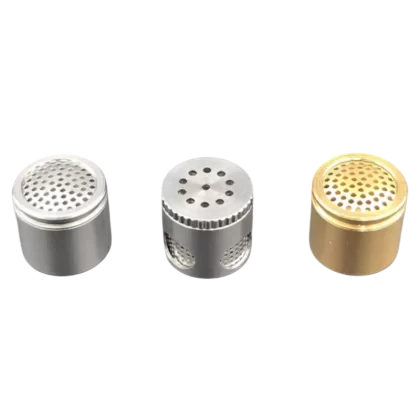 Dosing Capsules for Tinymight by VGoodiEZ - Choose Variant#Stainless Steel>Titainuim with Caddy>Stainless Steel with Caddy>Stainless Steel Screw Top and Side Vent with Caddy>Gold plated with (C92A71)