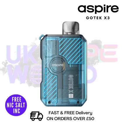Blue Aspire Gotek X3 Pod Kit – Only £8.79
