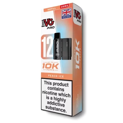 Peach Ice Pro 12 Refill Pod by IVG - 20 mg/ml (1D3ECA)