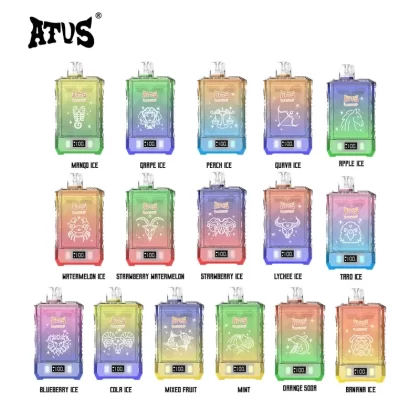 Original ATVS Rechargeable Disposable Vape Device 18000 Puffs ( Worldwide
