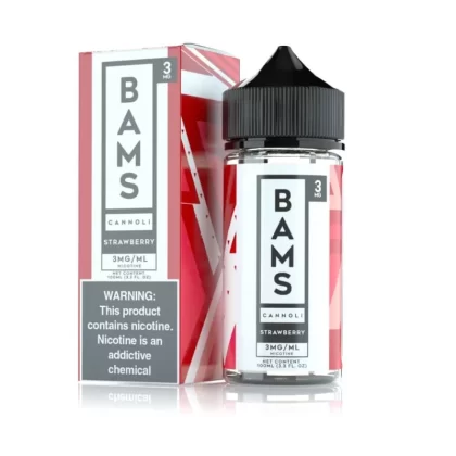 Bam’s Cannoli Strawberry Cannoli eJuice - Vape Product; Vape Product, Vape Product (E10BDD)