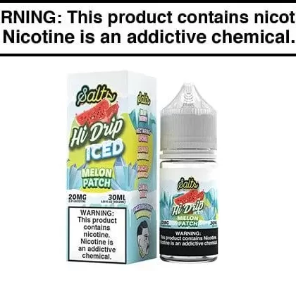 MELON PATCH ICED BY HI-DRIP SALTS 30ML - Vapejuice