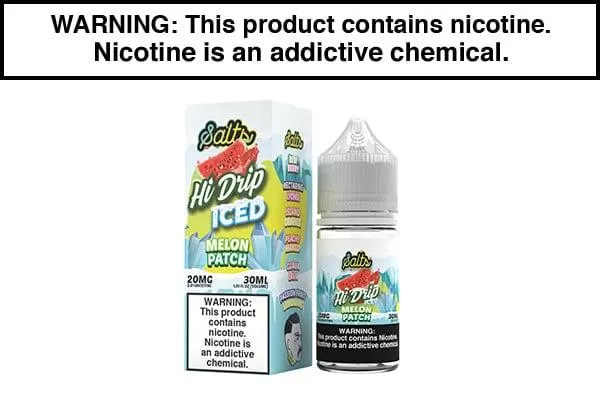MELON PATCH ICED BY HI-DRIP SALTS 30ML - Vapejuice