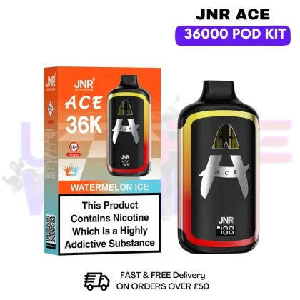 Watermelon Ice JNR ACE 36K Puff 36000 Prefilled Pod Kit