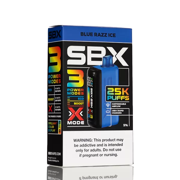 SBX 25K 25000 Puffs Disposable Vape - 20mL - Ripe Apple - Image 3