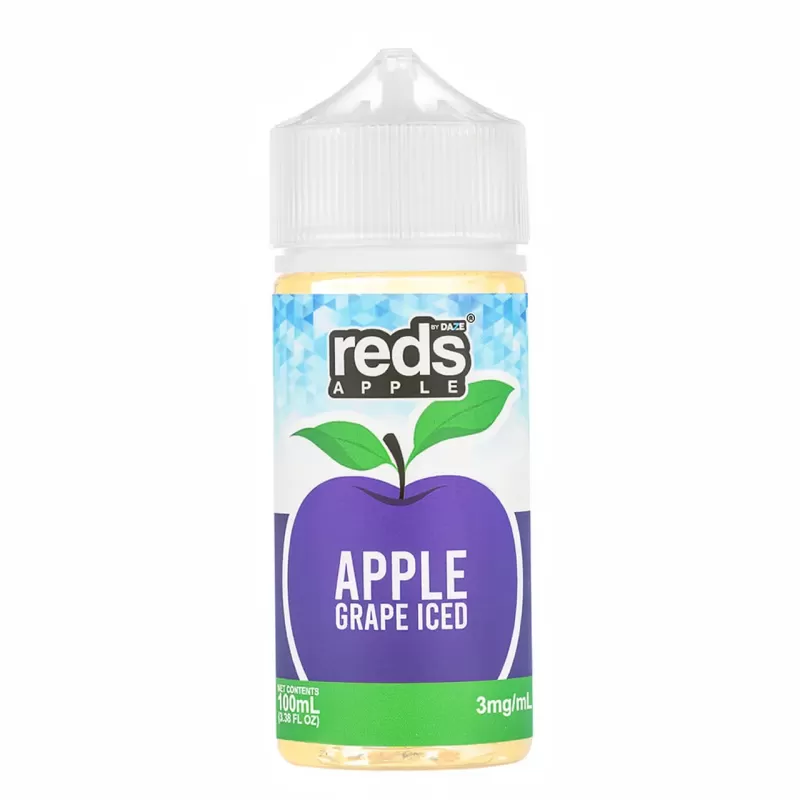 Daze – Reds Grape Apple Iced 100mL Menthol E-Juice