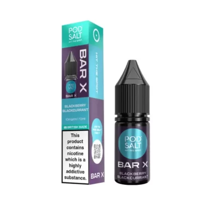 Pod Salt Bar Salt X Nic Salt E-Liquid Blackberry Blackcurrant