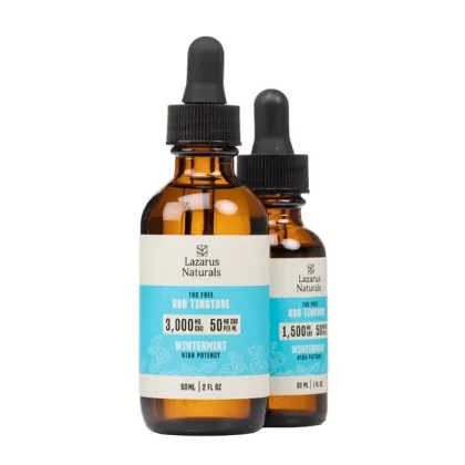 Lazarus Naturals – THC Free High Potency CBD Tincture – Wintermint