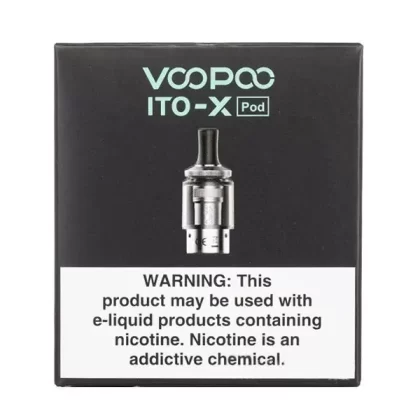 VOOPOO ITO-X Pods - 1 Pack; Black, Silver