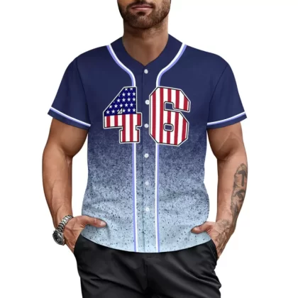 Custom design personalized men's photo baseball jersey uniform J50T (Made in China, Free Fast Shipping) - Multi-Images-Print / XL