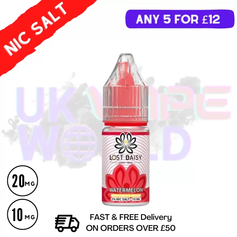 Watermelon LOST Daisy Nic Salt 10ML eLiquid