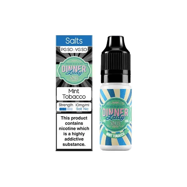Dinner Lady 10 mg Tabak-Nikotinsalze – 10 ml (50VG/50PG)