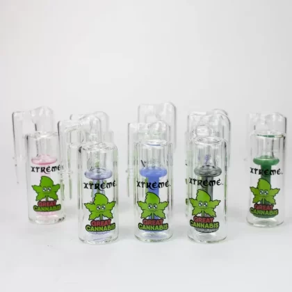 Xtreme – 5″ Glass Bong Showerhead Diffuser Ash Catcher