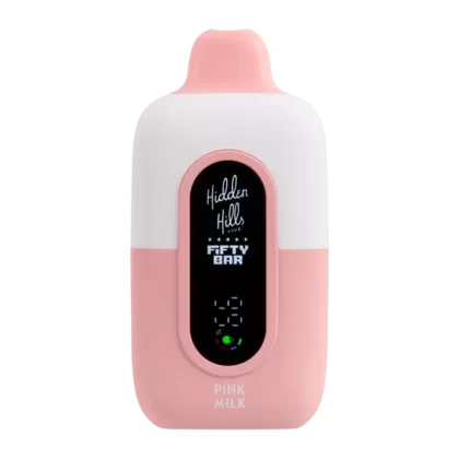 Pink Milk Hidden Hills X Fifty Bar - Customer Group#Consumer~Nicotine#50mg~Size#Single>5 Pack (5D187C)