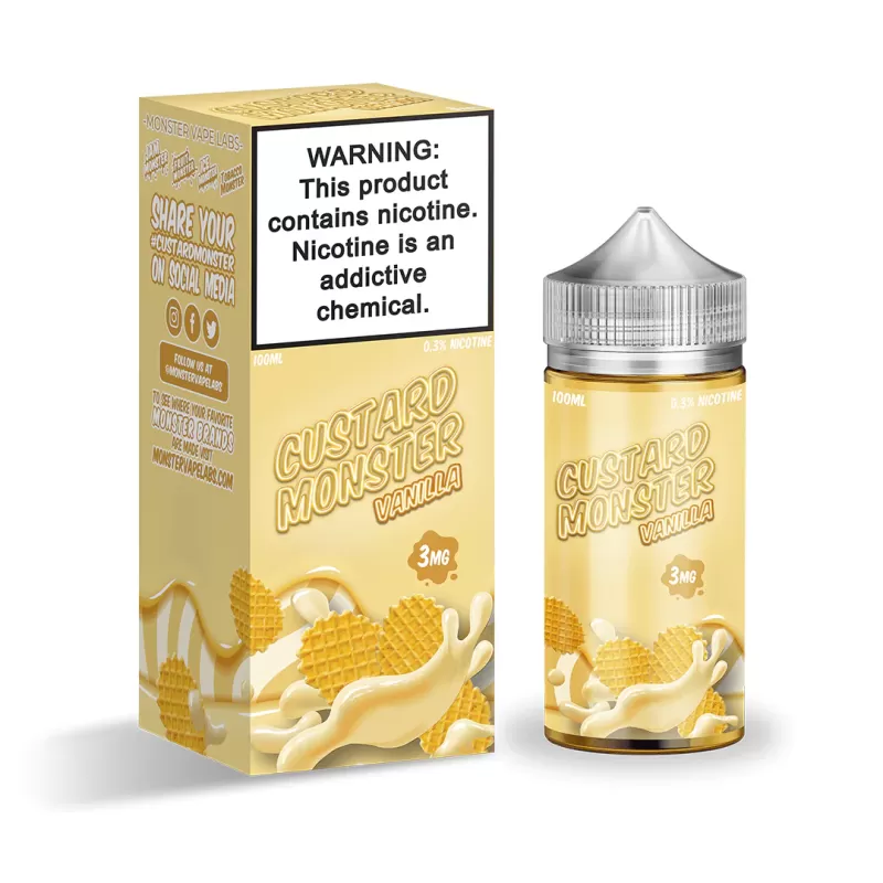Custard Monster Vanilla 100ml - Vape Product, Vape Product