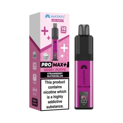 Hayati Pro Max Plus 6000 Puffs 10mg Strawberry Watermelon - 10mg