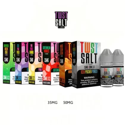 TWIST Salt Nic Premium E-Liquid 30ml 2pk - Arctic Cool Mint, Blend No.1; Vape Product, Vape Product