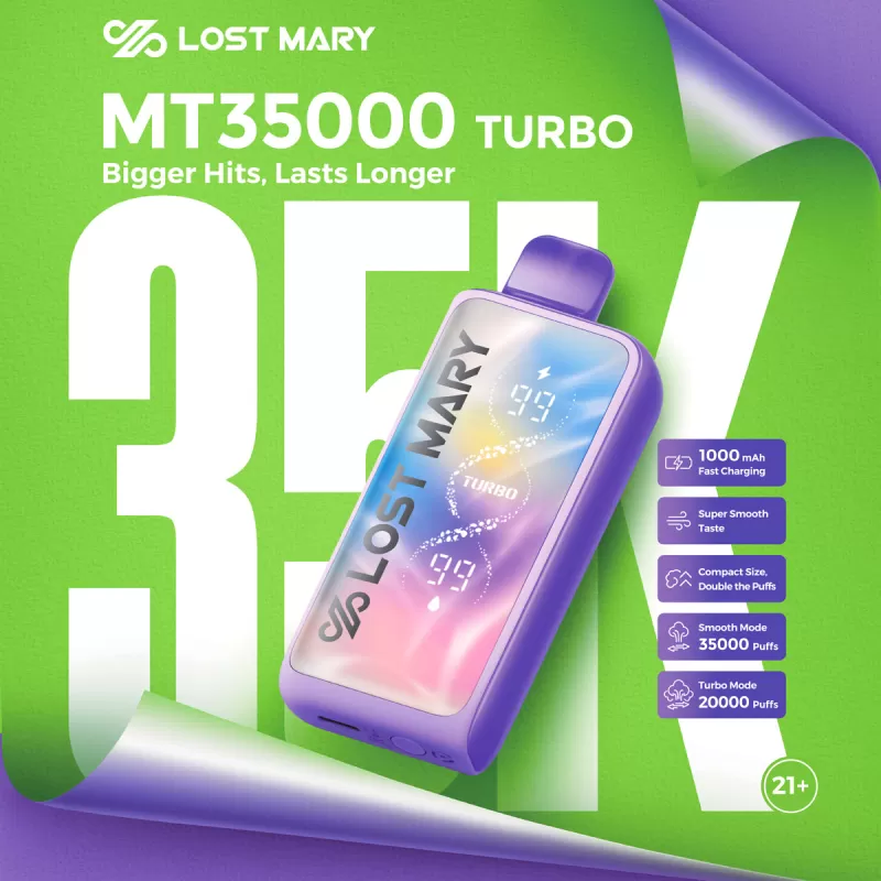 Made in Indonesia | Lost Mary MT35K Turbo Disposable