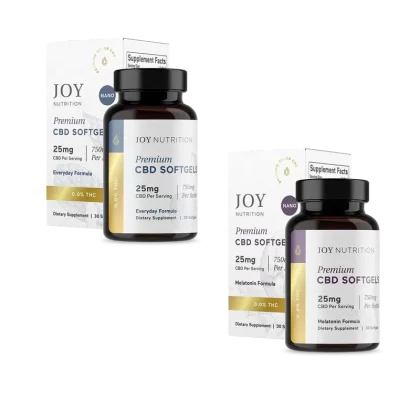 Joy Organics Day & Night CBD Softgels