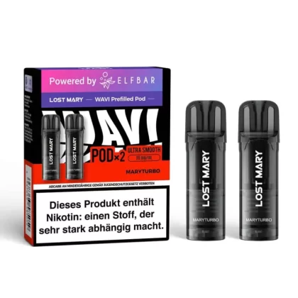 Elfbar Lost Mary WAVI – Prefilled Pod – Maryturbo - Energy Drink