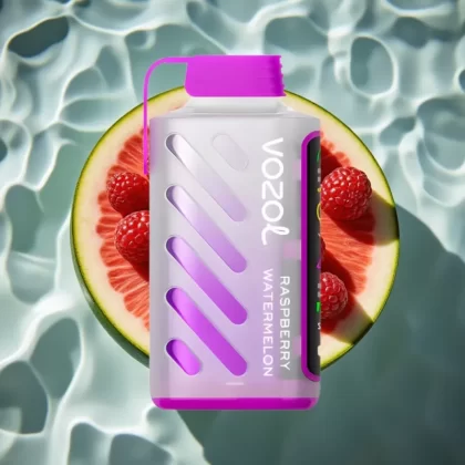 VOZOL Gear Power 20000 Puffs Disposable Vape with S.i.L.C. Tech & Dual Mesh Coil – Raspberry Watermelon - Bangvapeaustralia