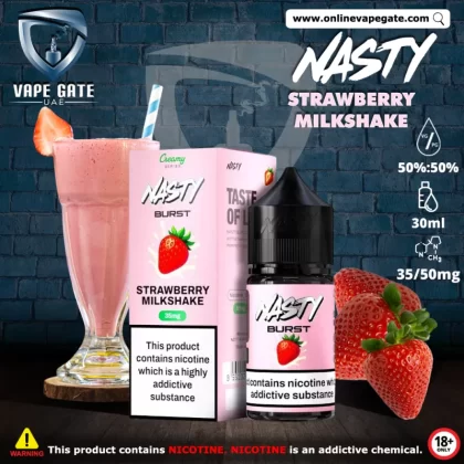 Strawberry Milkshake - Nasty Burst 30ml