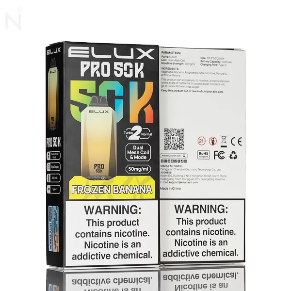 Elux Cyberover Pro 50K 50000 Puffs Disposable Vape - Miami Mint - Image 3