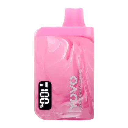 Cranberry Grape YOVO JB8000 - Size#50mg~Nicotine#Single>5 Pack