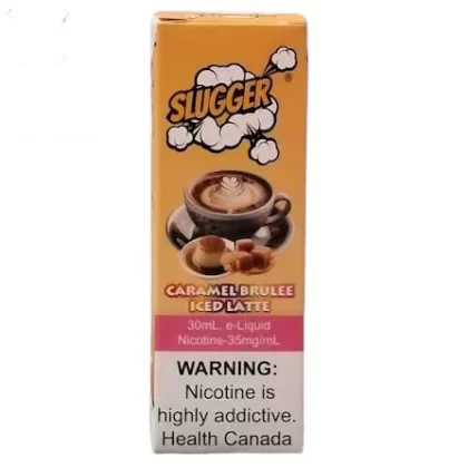SLUGGER Salt – Caramel Brulee Iced latte 30ml (20, 35, 50mg) - Vapebar Pk