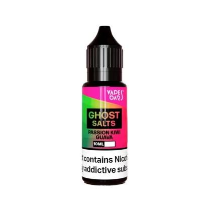 Vapes Bars Ghost Salts Passion Kiwi Guava Nic Salt - 10 Pack