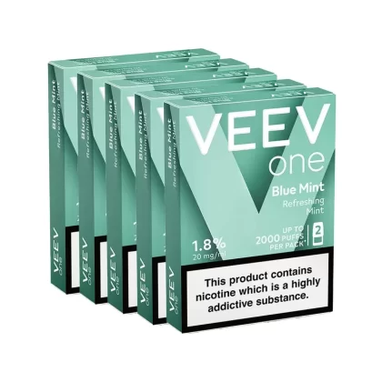 VEEV ONE Blue Mint Pod Bundle (5 Packs) - Ecigpremium