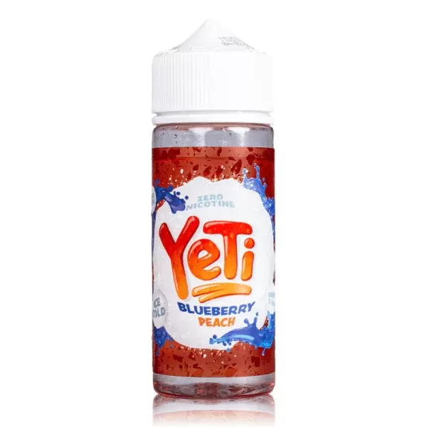 Blueberry Peach YETI 100ML E-Liquid – Fruity Ice Cold Series 70VG/30PG 0mg/ml