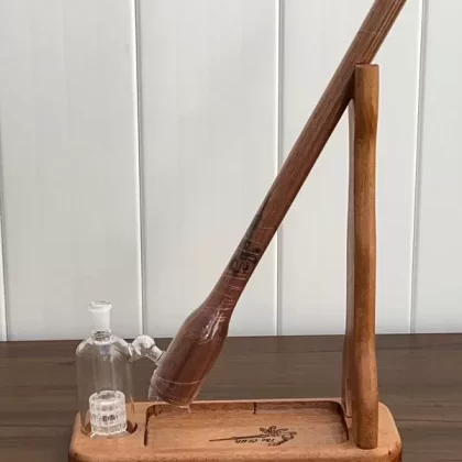 The Club Pipe Basic Stand V1 System (Choose Coil/Heater) by The Club - Wood Species#Black Walnut>Cherry>Mahogany>Maple~Add 20mm Coil and Heater?#None - I have my own>Add B0 Assembly>Add B1 A (9F6494)