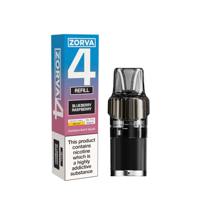 18mg (1.8%) Zorva 4 Refill Pack - Vape Co - Image 2