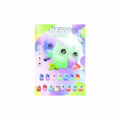 Hero Vision 7000 Disposable Vape Rechargeable - Bangvapeaustralia