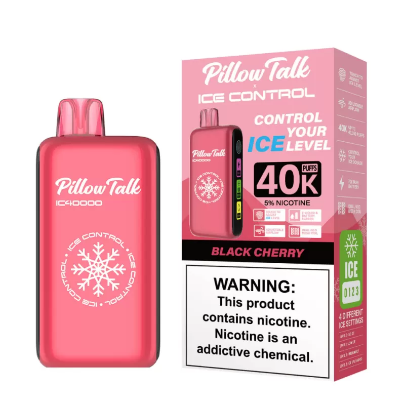 Pillow Talk Ice Control IC40K Disposable Device - 40000 Puffs - Strawberry Mango - Image 2