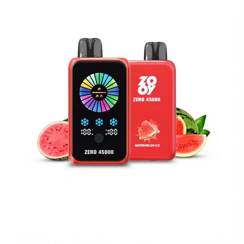 ZOOY ZERO 45000 Puffs NIC&ICE Control Vape - Watermelon Ice, Blueberry Ice; Adjustable Nicotine(2% 3% 5%) - Image 2