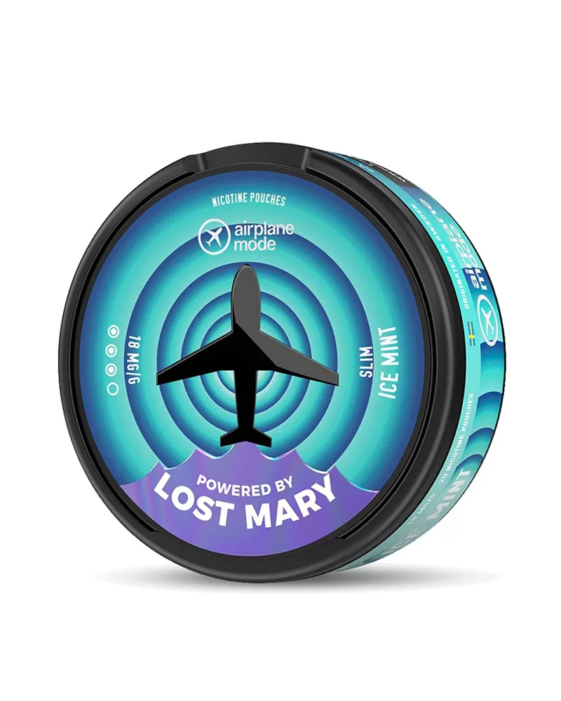 Ice Mint Lost Mary Airplane Mode Nicotine Pouches - 18mg - Image 3