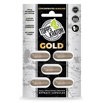 Full-Spectrum 5 Pack Kratom Capsules