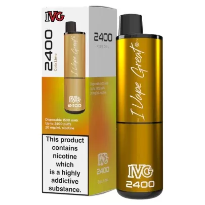 IVG 2400 Disposable Vape – Cola Lime